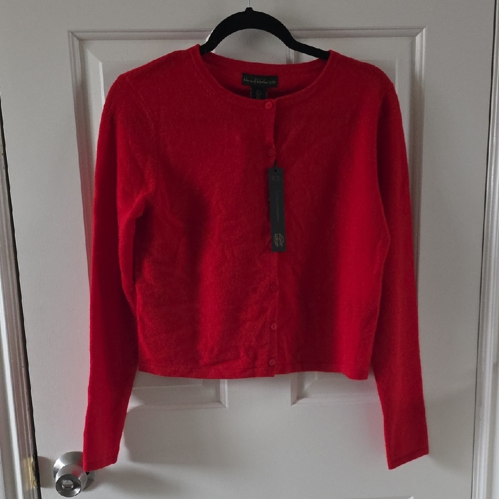 HOUSE OF HARLOW 1960 100%CASHMERE SWEATER CARDIGAN SIZE S
